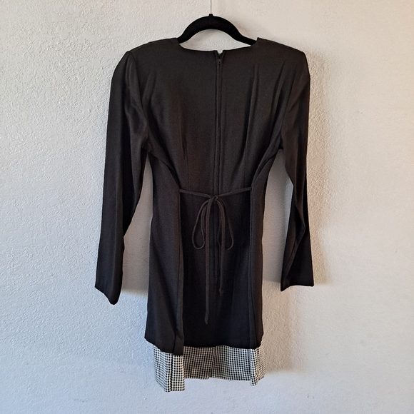 DBY Vintage Black Plaid Dress - Picture 7 of 8